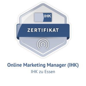 Online Marketing Manager Badge IHK Essen